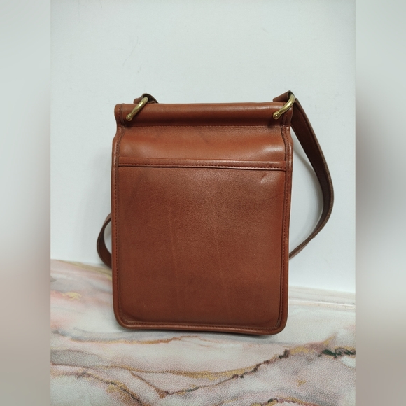 Vintage Coach 9930 Murphy Bag British Tan Made in USA - Picture 5 of 14